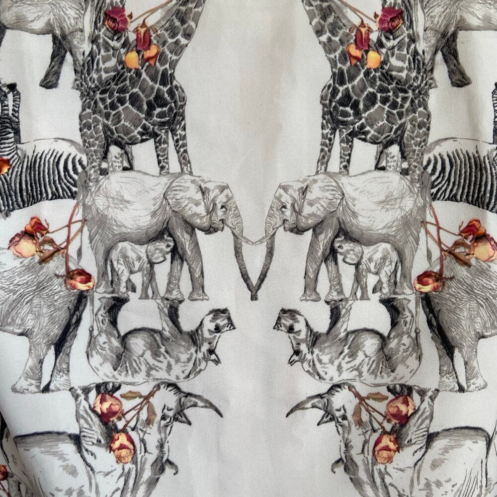 Ted Baker London‎ Safari Animals Dress Size 1 US Size 4 - Picture 4 of 6